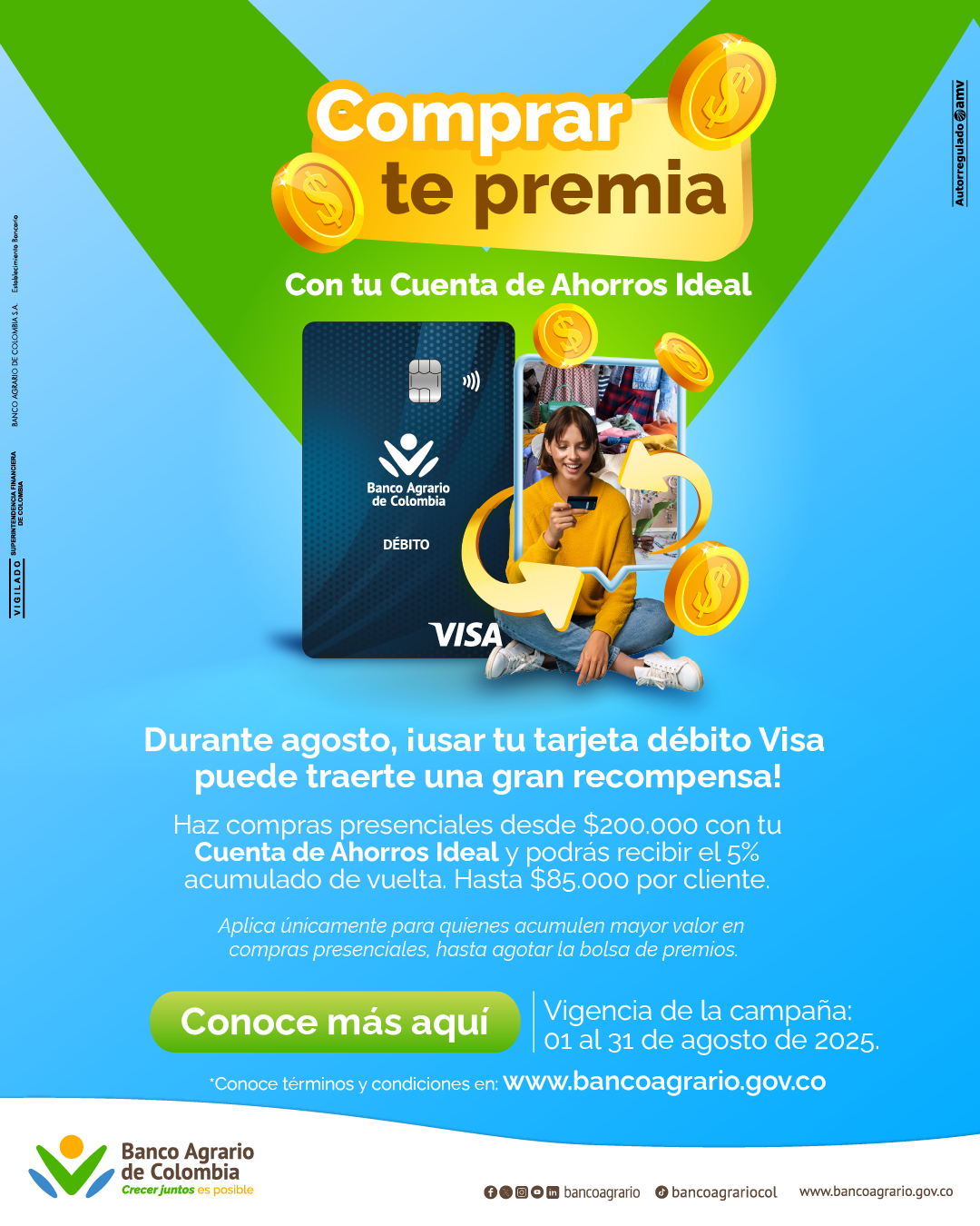 Imagen campaña comprar te premia