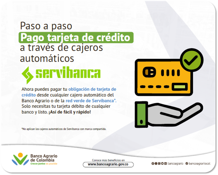 Manual pago tarjeta de crédito