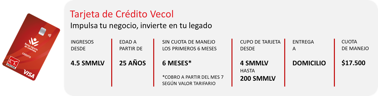 imagen tarjeta Vecol