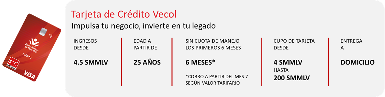 imagen tarjeta Vecol
