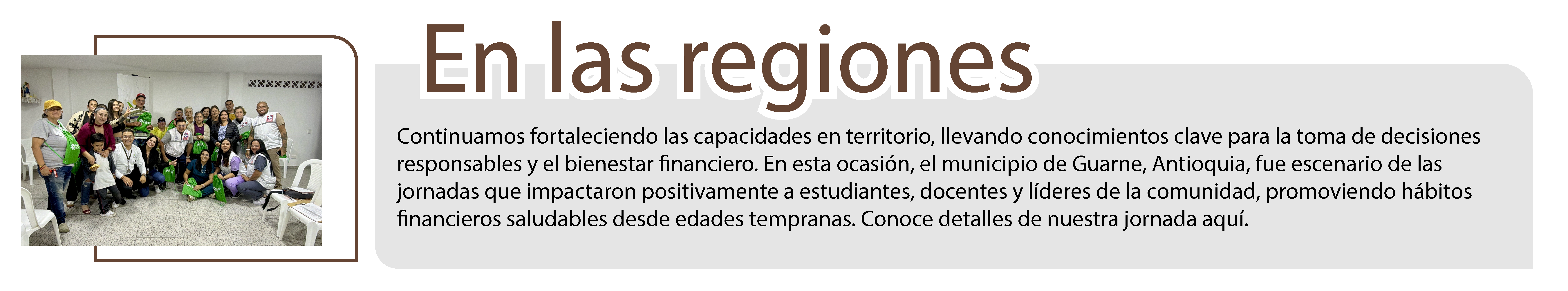 Banner sección En las regiones