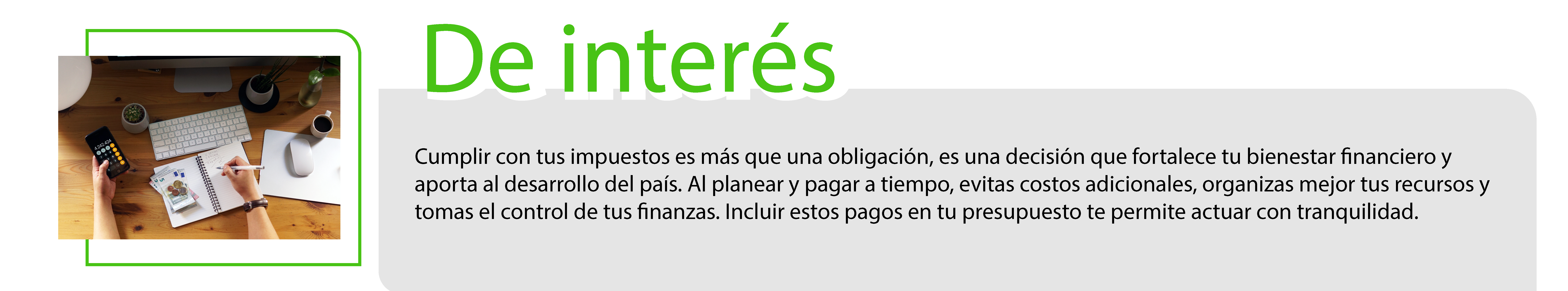 Banner sección de interés