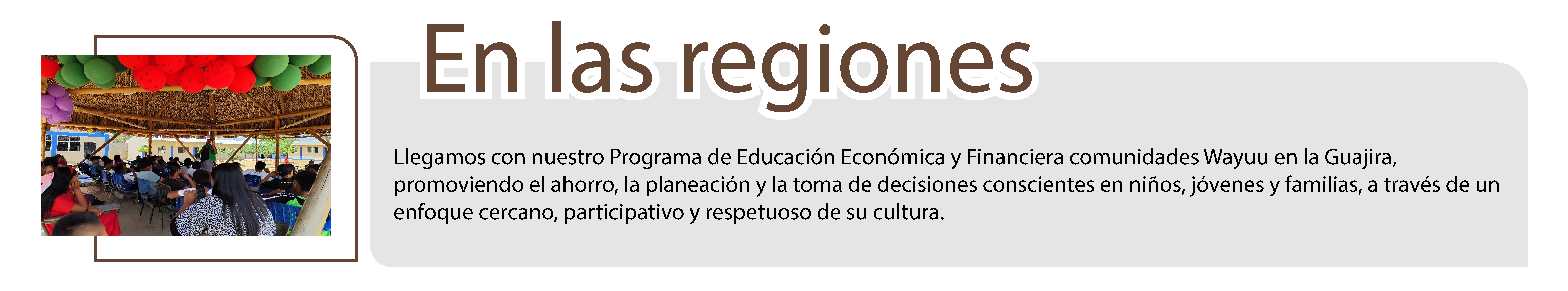 Banner sección En las regiones