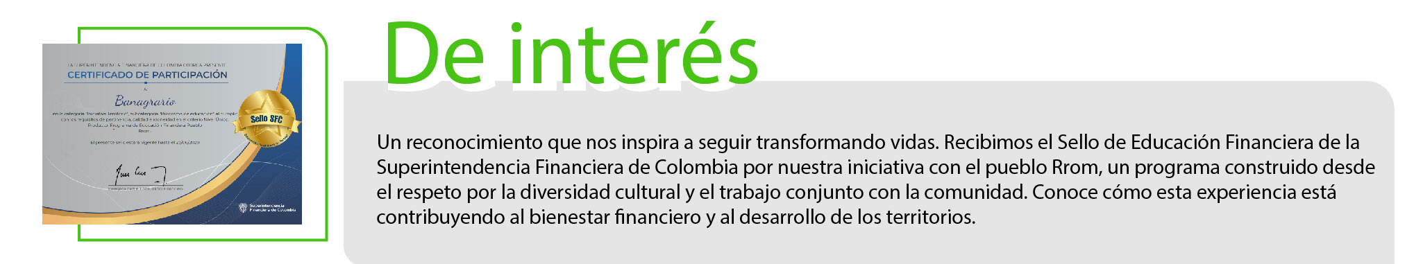 Banner sección de interés