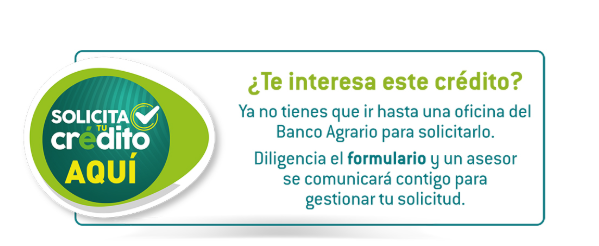 Botón para solicitar crédito