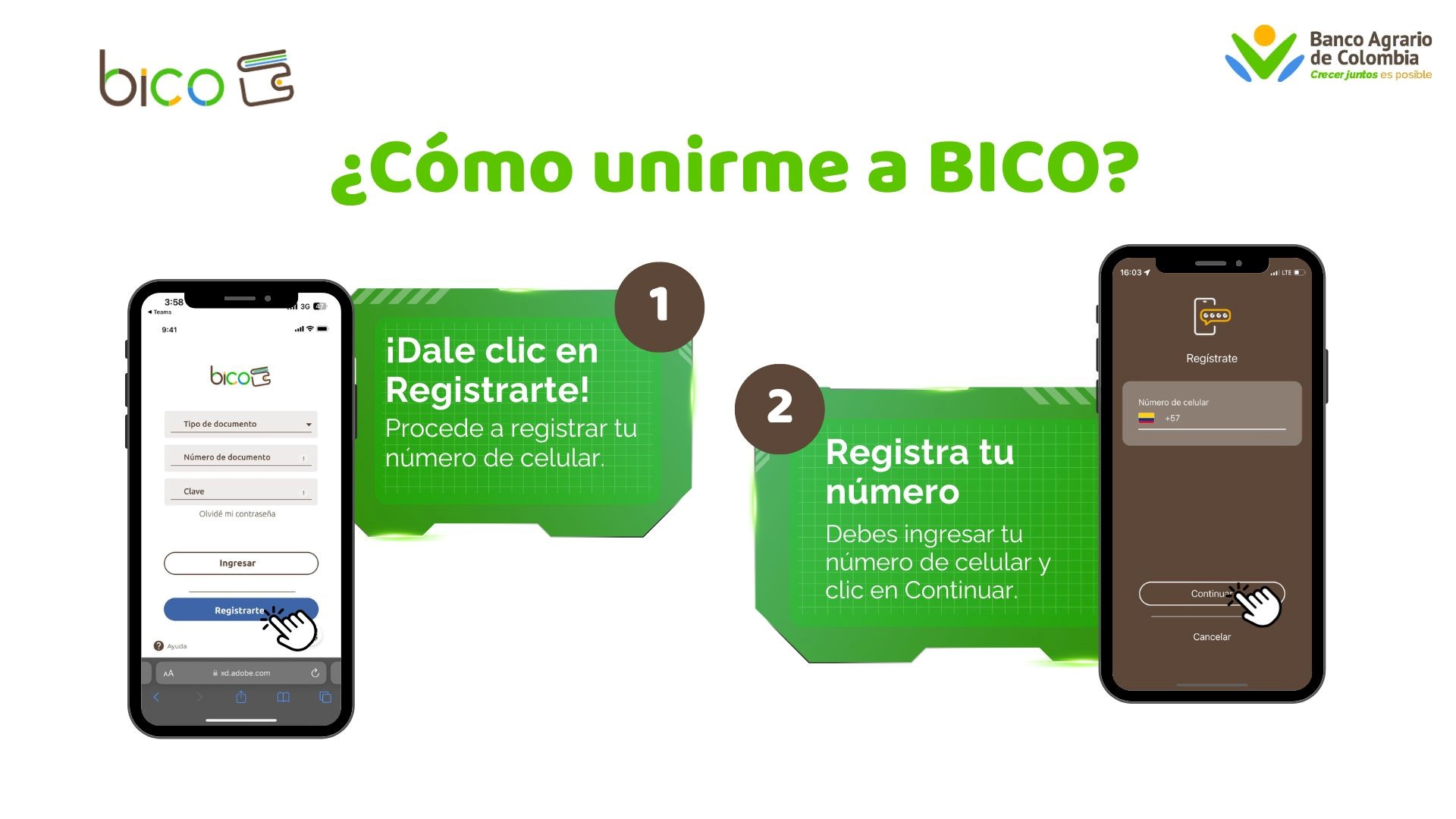 Como unirme a bico