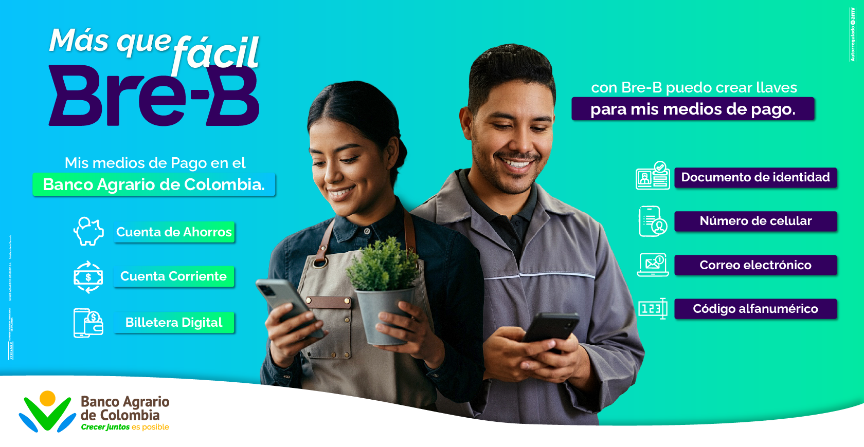 medios de pago bre-b banco agrario