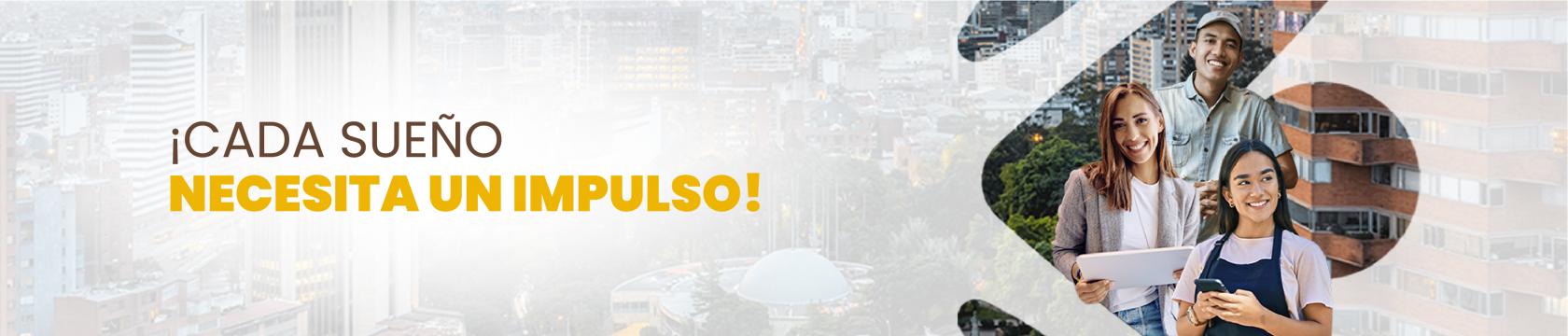imagen de 3 jovenes emprendedores y frase