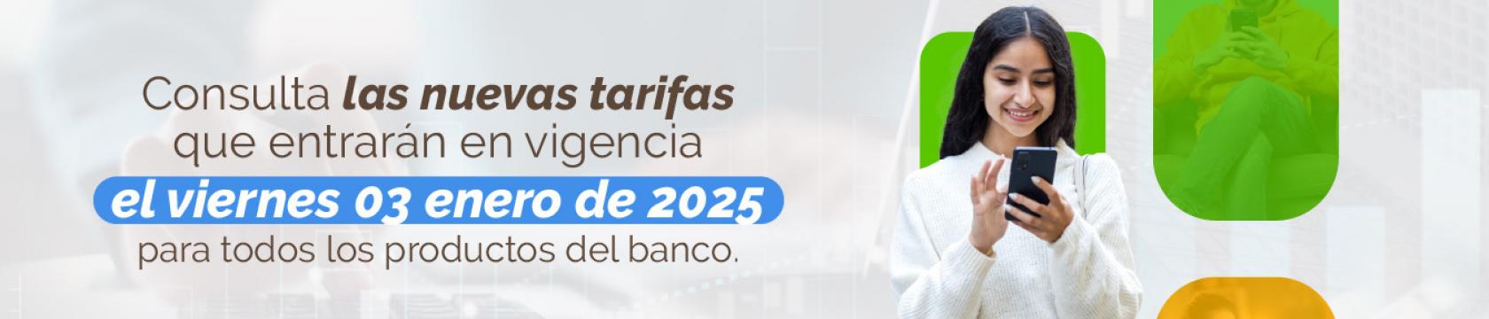 banner nuevas tarifas 2025
