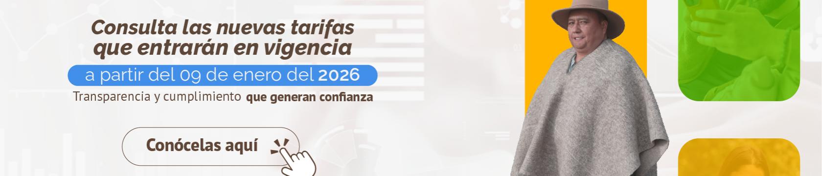 banner nuevas tarifas 2026