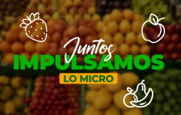 Botón Juntos Impulsamos lo Micro