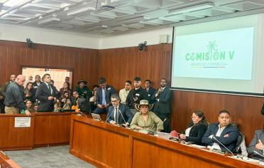 Banco Agrario presente en la Comisión V del Senado
